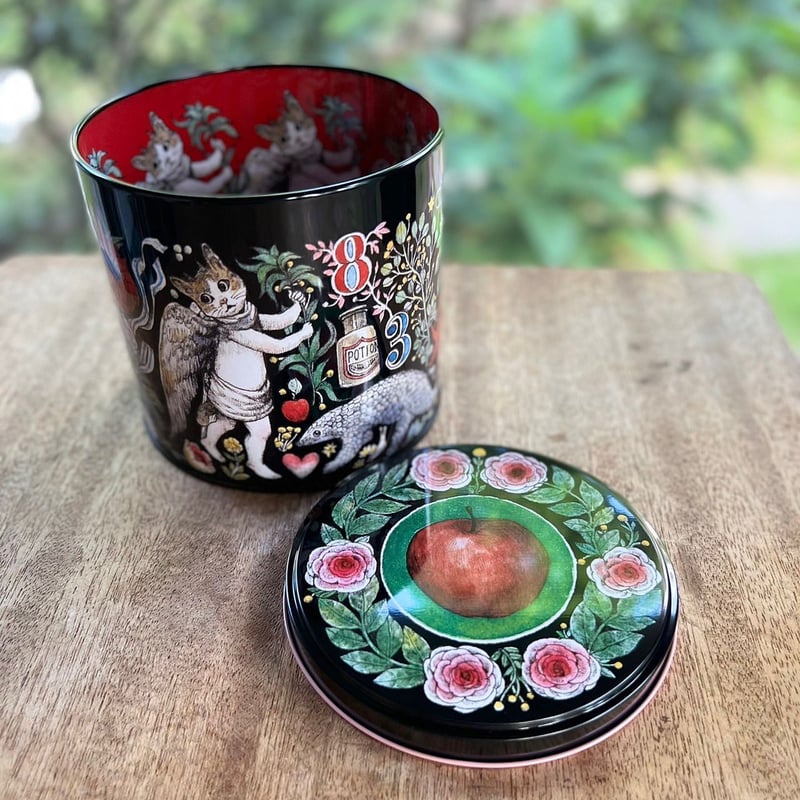 ヒグチユウコ×ホルベイン2022 丸缶 ヒグチユウコさんイラスト