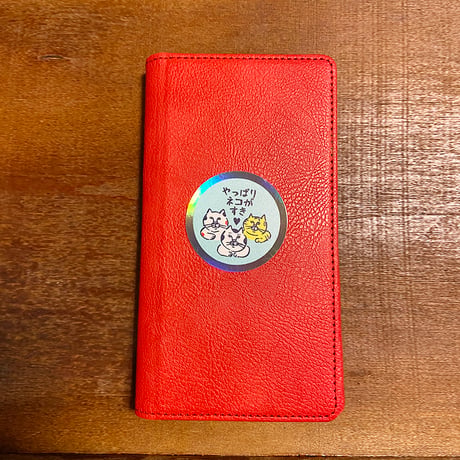 やっぱりネコがすき♡ステッカーブルー