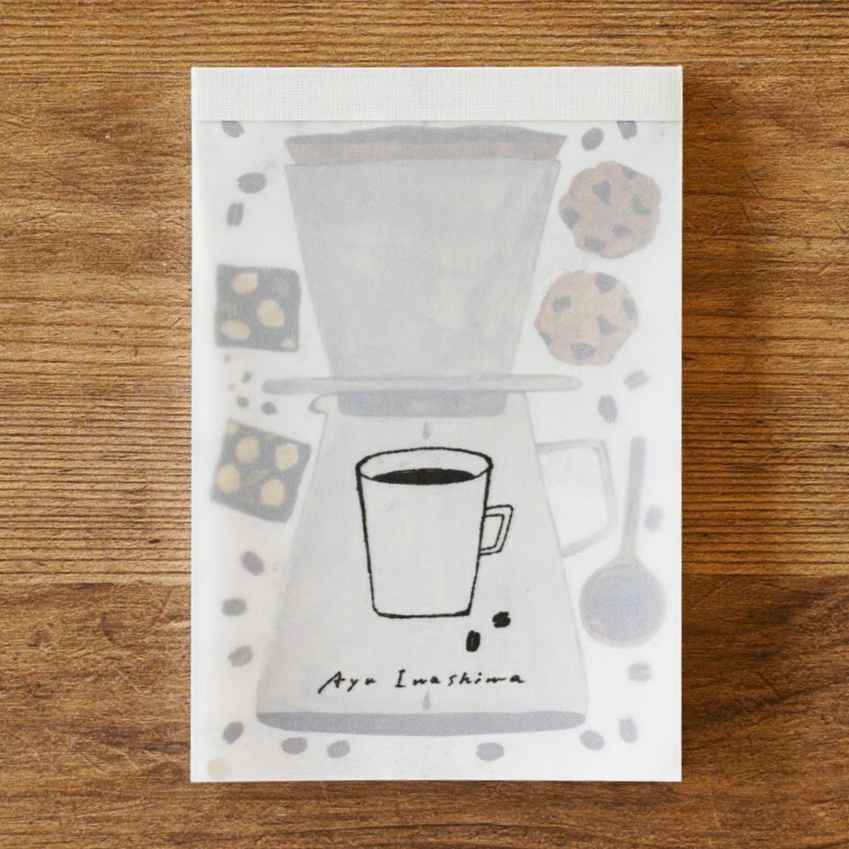 いわしまあゆ／メモパッド「コーヒーの時間」 | ひそかな雑貨屋