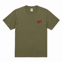 男女兼用　超常現象キャットニャー Tシャツ オリーブ