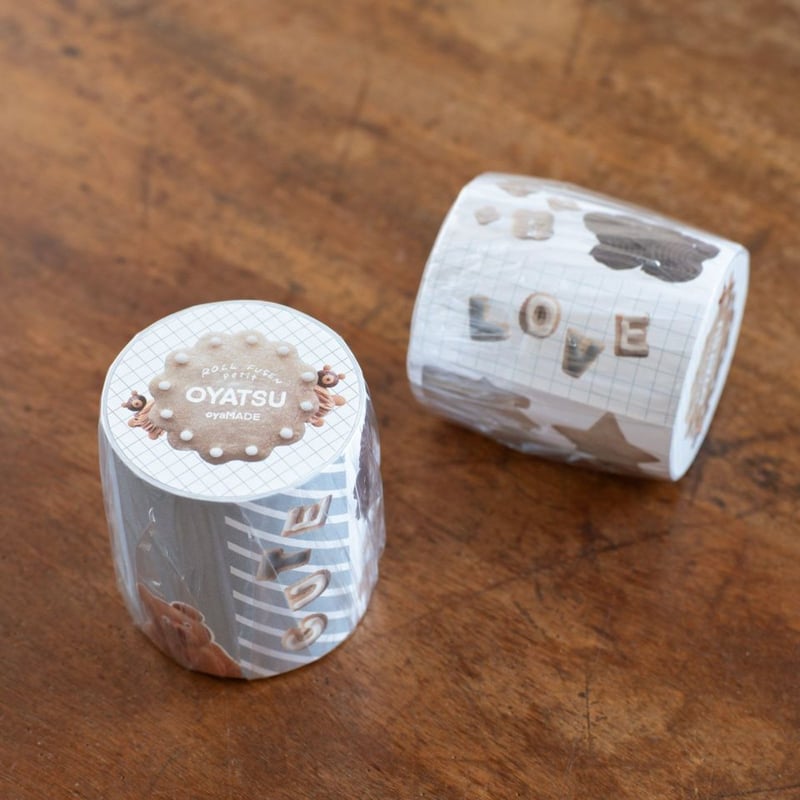 手紙社 oyaMADE／ロール付箋petit「OYATSU」 | ひそかな雑貨屋