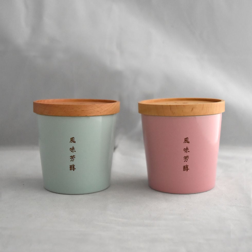 星羊社 猫印ミルク 湯のみ猪口（桃色） | ひそかな雑貨屋 うみねこ社