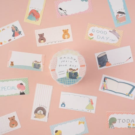 cotori cotori／ロールふせんpetit「good day!」