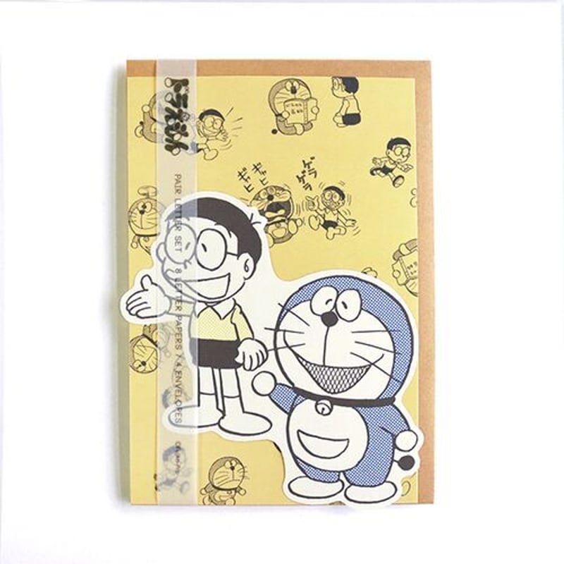 ドラえもん】 ペアレターセット | ひそかな雑貨屋 うみねこ社