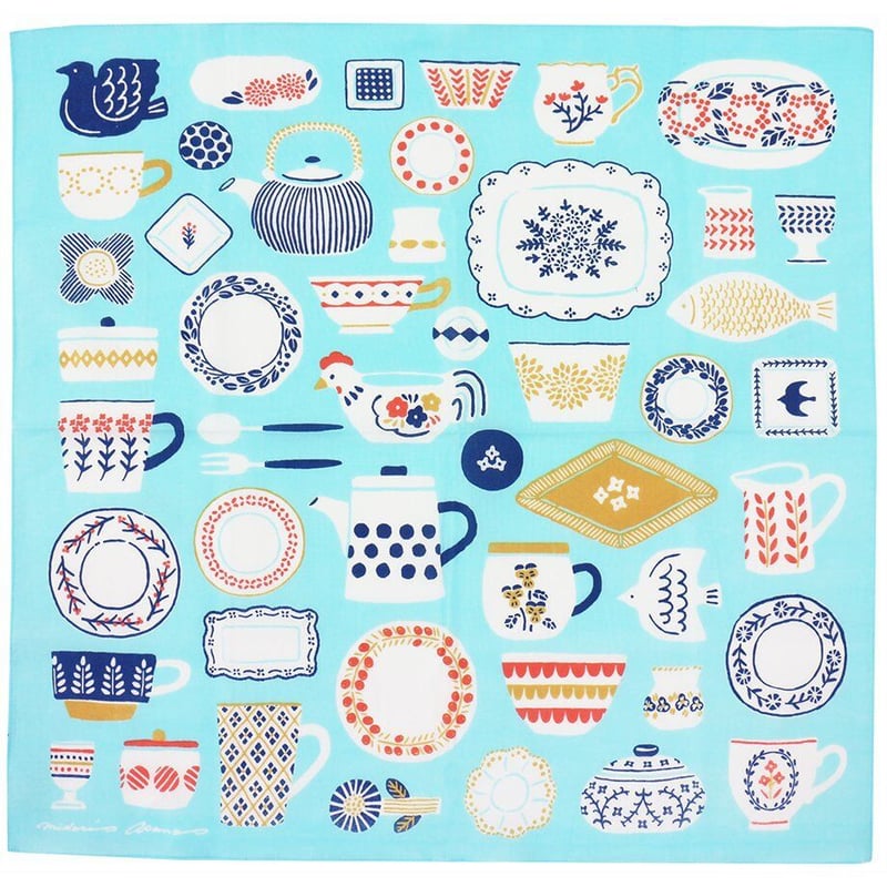 浅野みどり 和ざらしハンカチ tableware | ひそかな雑貨屋 うみねこ社