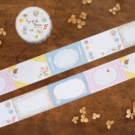 国内作家 ranmyuさん　ロールふせん 手紙社 宮嵜 蘭 ロール付箋ロールふせん weekend T-MZR-001