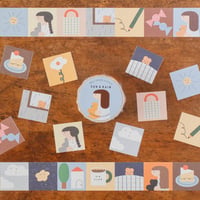 手紙社｜しまむらひかり／ロールふせんニコニコ「SUN&RAIN」
