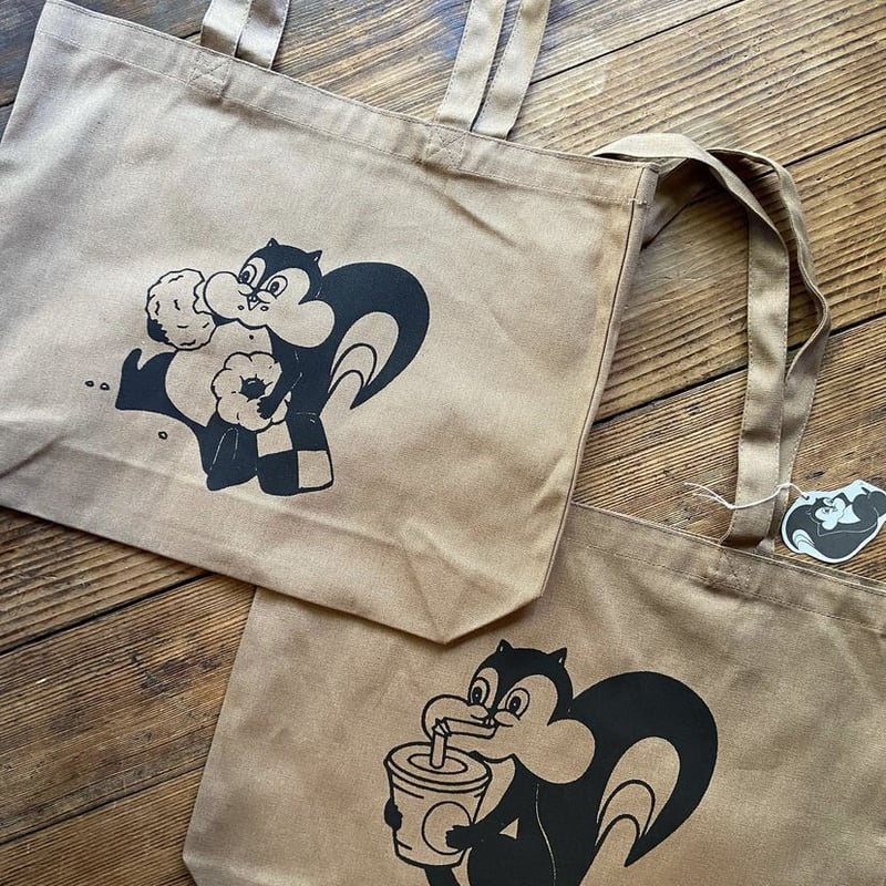 25ris モグリスちゃん/ゴクリスちゃん トートバッグ | ひそかな