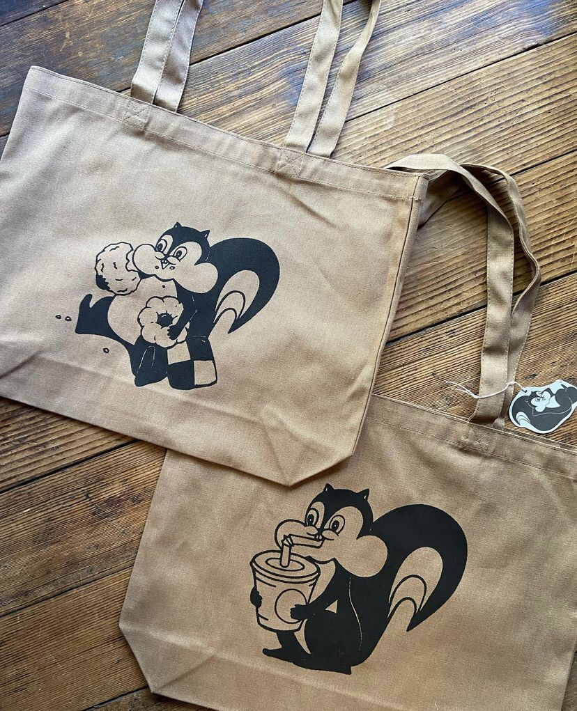 ボリス雑貨店 ひとつめちゃんバケツトート 絵入りサイン入り ボリス雑貨店 ひとつめちゃんバケツトート 絵入りサイン入り