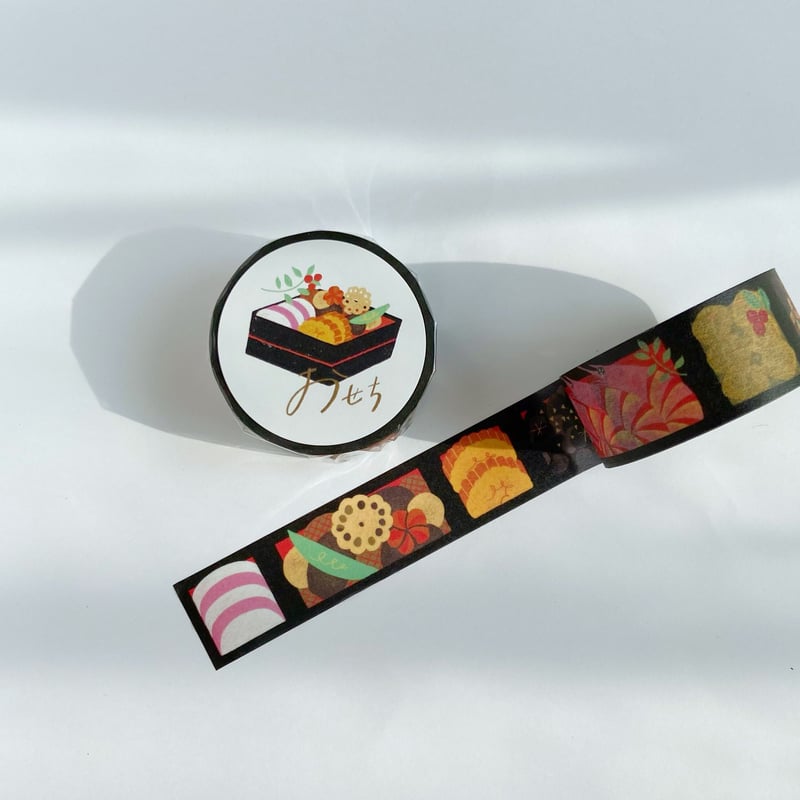 海外 PETテープ マスキングテープ おせち ア・ラ・カル堂 おせちのマスキングテープ | ひそかな雑貨屋 うみねこ社