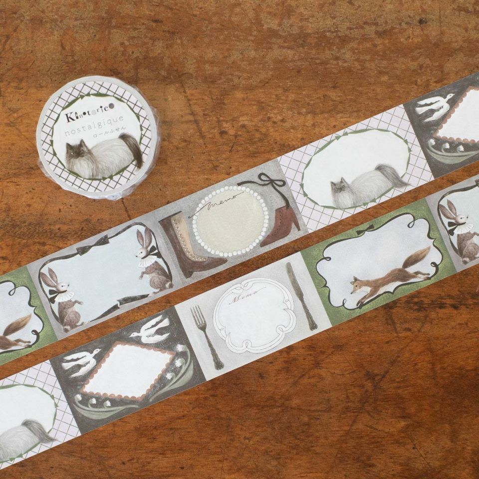 kinotorico／ロールふせん「nostalgique」 | ひそかな雑貨屋 うみねこ社