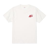 男女兼用 超常現象キャットニャー Tシャツ　バニラホワイト