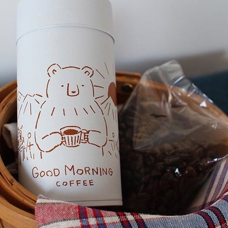 高旗将雄／コーヒー缶「GOOD MORNING COFFEE」