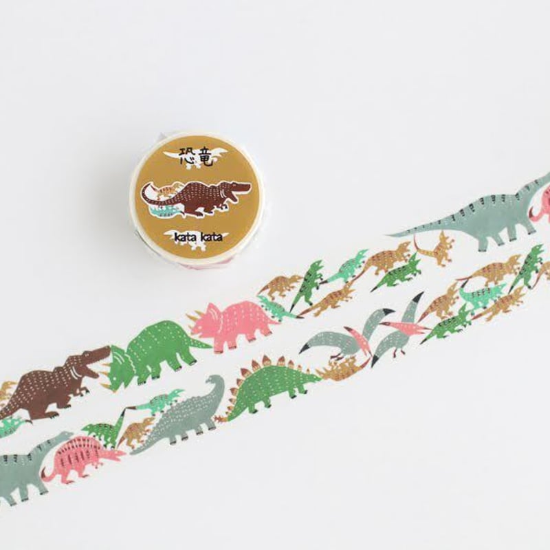 ［新品・和紙］海外マスキングテープ 差只小恐竜 青年マステ 爱宠 8d80a5365fe8a796c27f3fdc8b24db