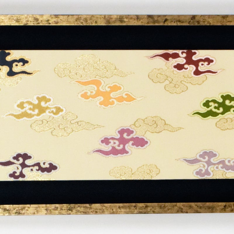 オーダー品【招財進寶　氣　彌榮　そしじ　不動心】計5点　書道　色紙　フレーム付 オーダー品【招財進寶 氣 彌榮 そしじ 不動心】計5点 書道