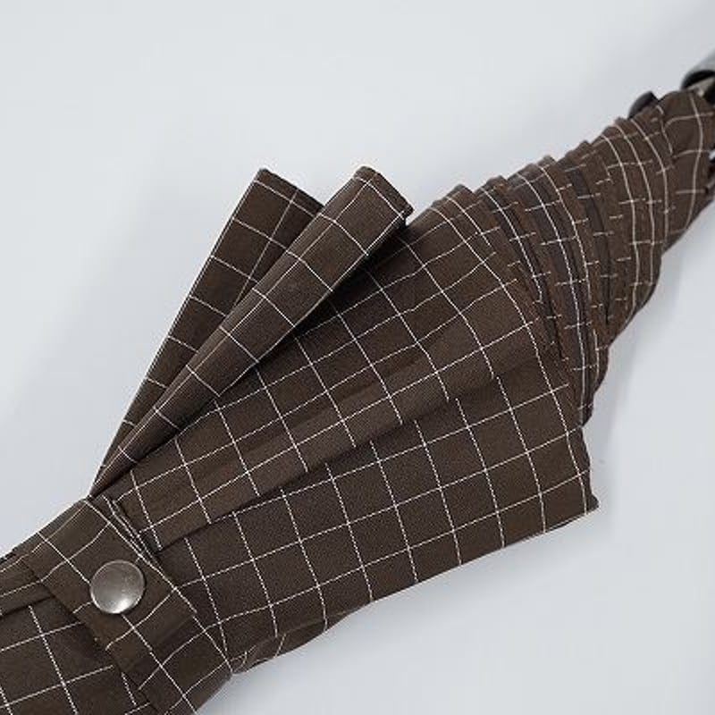 A0660 U by ungaro ウンガロ 紳士傘 USED超美品 チェック 格子 大判 6...