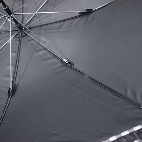 S3557 サンバリア100 完全遮光日傘 USED美品 ストライプフリル ショート 47cm UV 遮熱 中古ブランド