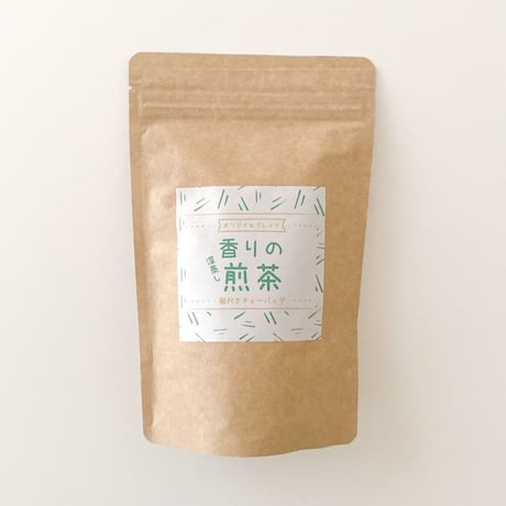 香りの煎茶ティーバッグ 紐付き 2g×20p