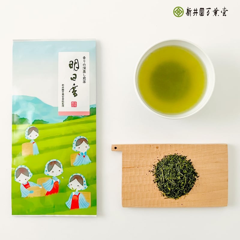 深蒸し煎茶「明日香」85g | 新井園万葉堂 お茶通販