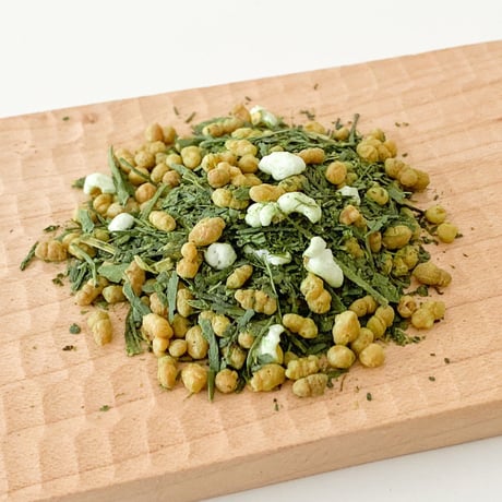 抹茶入玄米茶「花グリーンラベル」85g  （送料220円）