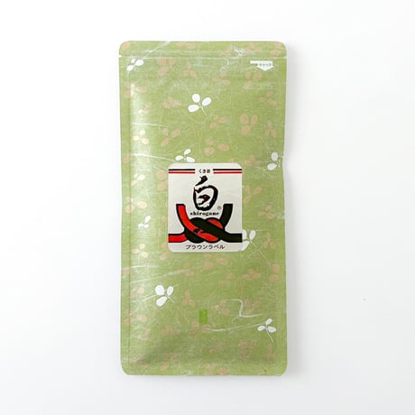 くき茶「白ブラウンラベル」85g （送料220円）