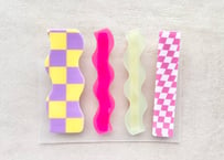 Wave Hair Pins ( 4 piece set )