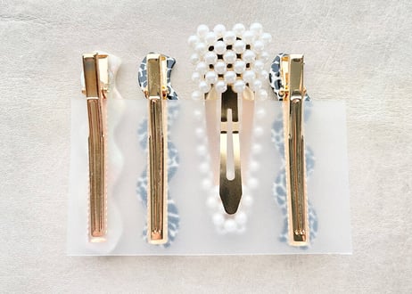 Wave Hair Pins ( 4 piece set )