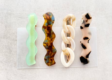 Wave Hair Pins ( 4 piece set ) E