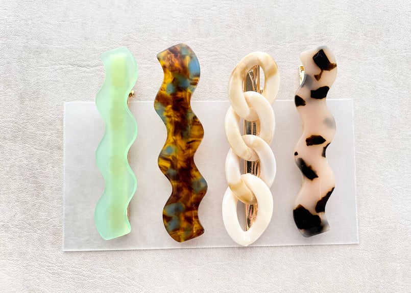 Wave Hair Pins ( 4 piece set ) E | URU PRODUCT&