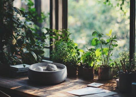 【SAMON】Table Rock Garden [Black Tray]