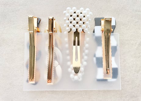Wave Hair Pins ( 4 piece set )