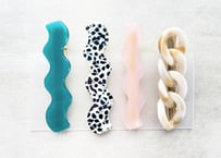 Wave Hair Pins ( 4 piece set ) P