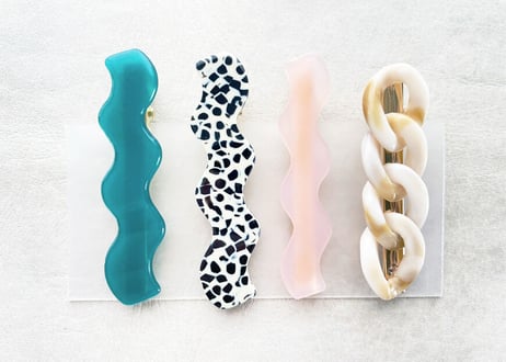 Wave Hair Pins ( 4 piece set ) P