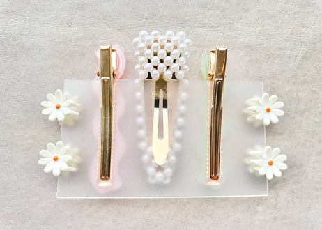 Wave Hair Pins ( 4 piece set )