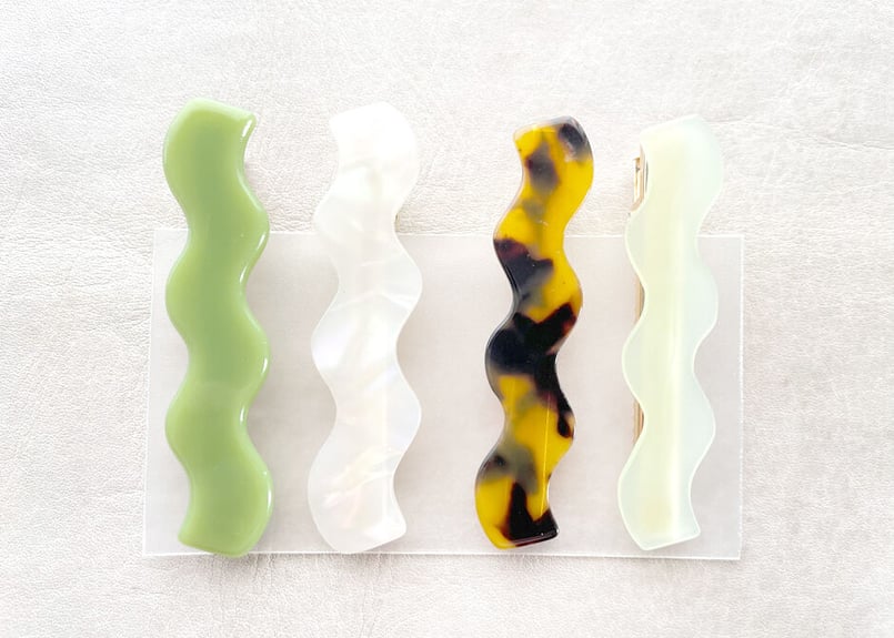 Wave Hair Pins ( 4 piece set ) S | URU PRODUCT&