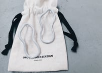 Uneven Oval Earrings（light gray）