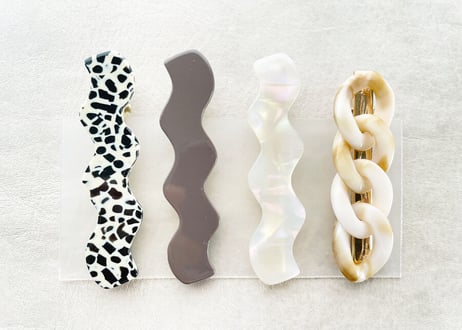 Wave Hair Pins ( 4 piece set ) K