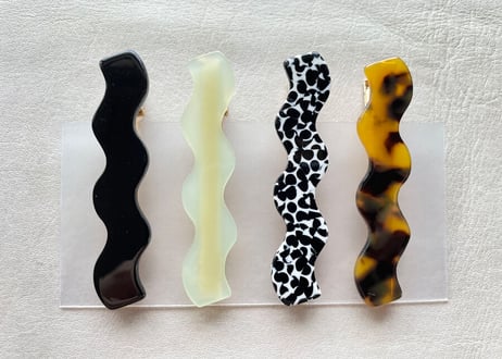 Wave Hair Pins ( 4 piece set ) G