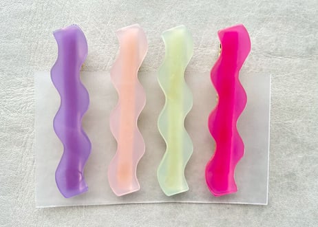 Wave Hair Pins ( 4 piece set ) H
