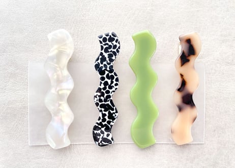 Wave Hair Pins ( 4 piece set ) T