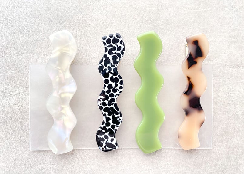 Wave Hair Pins ( 4 piece set ) T | URU PRODUCT&