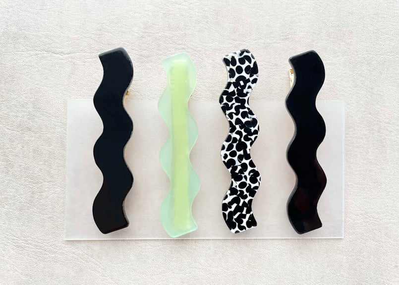 Wave Hair Pins ( 4 piece set ) F | URU PRODUCT&