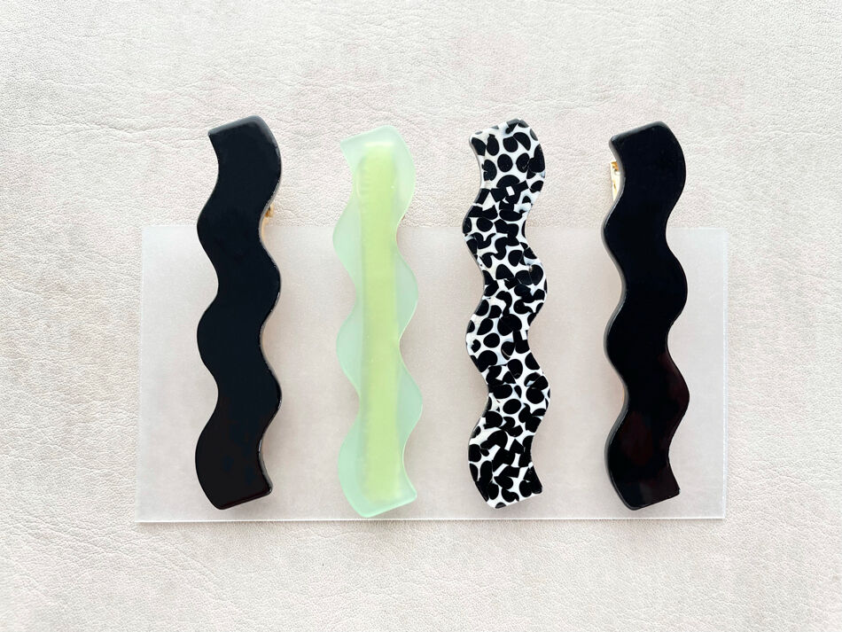 Wave Hair Pins ( 4 piece set ) F | URU PRODUCT&