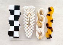 Wave Hair Pins ( 4 piece set )