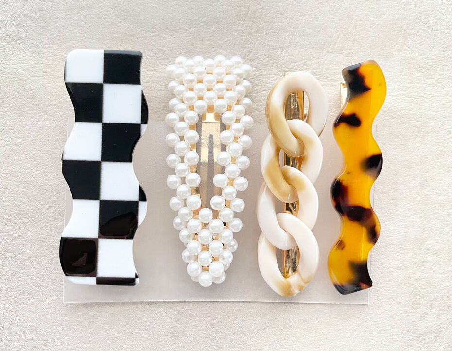 Wave Hair Pins ( 4 piece set ) | URU PRODUCT&DE