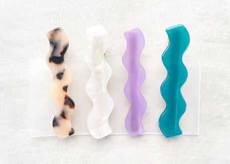 Wave Hair Pins ( 4 piece set ) Q