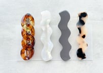 Wave Hair Pins ( 4 piece set ) I