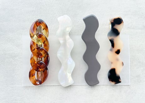 Wave Hair Pins ( 4 piece set ) I