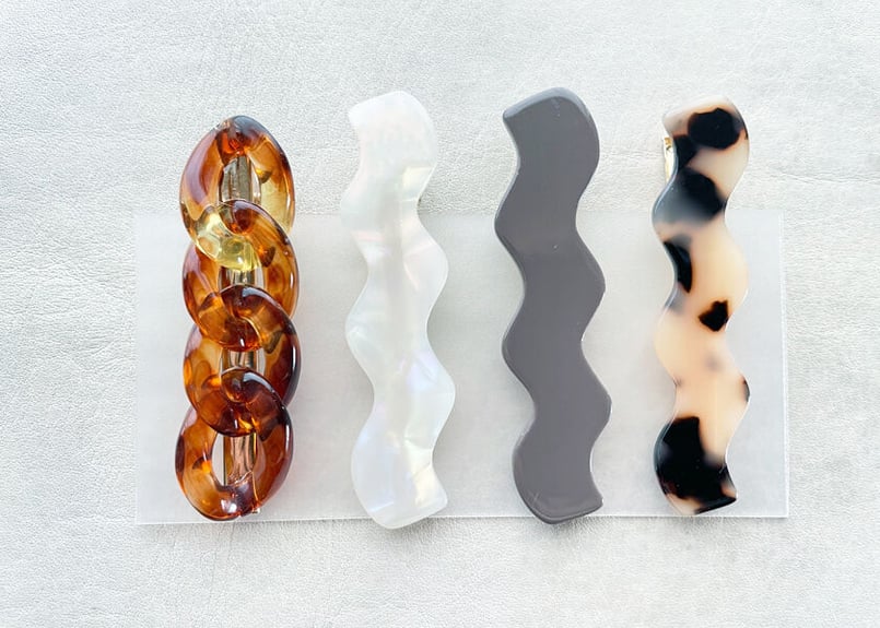 Wave Hair Pins ( 4 piece set ) I | URU PRODUCT&