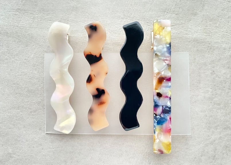 Wave Hair Pins ( 4 piece set ) | URU PRODUCT&DE